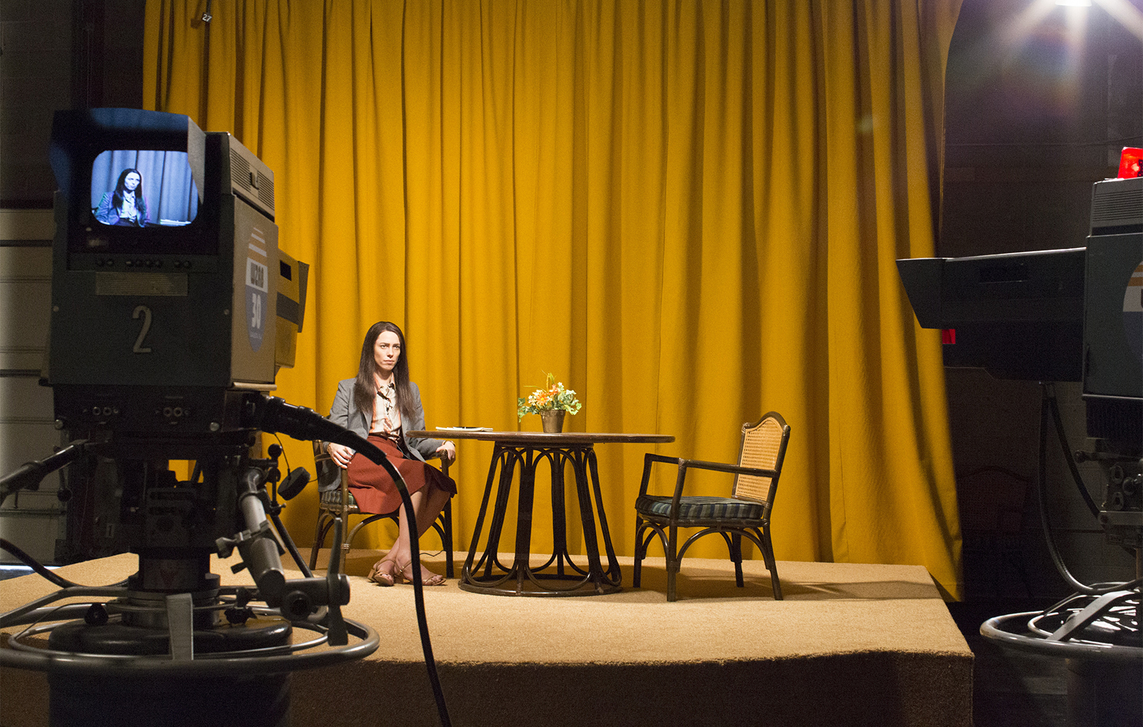 Production still from set of CHRISTINE, 2015